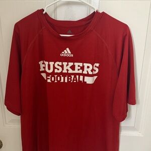 Nebraska Cornhuskers team issued football shirt